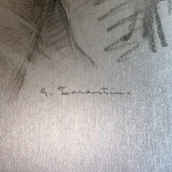 G. Tarantino 'Serie Ritratti 12' Portrait Art
- Reproduction on Wood Board" - Picture 8 of 8